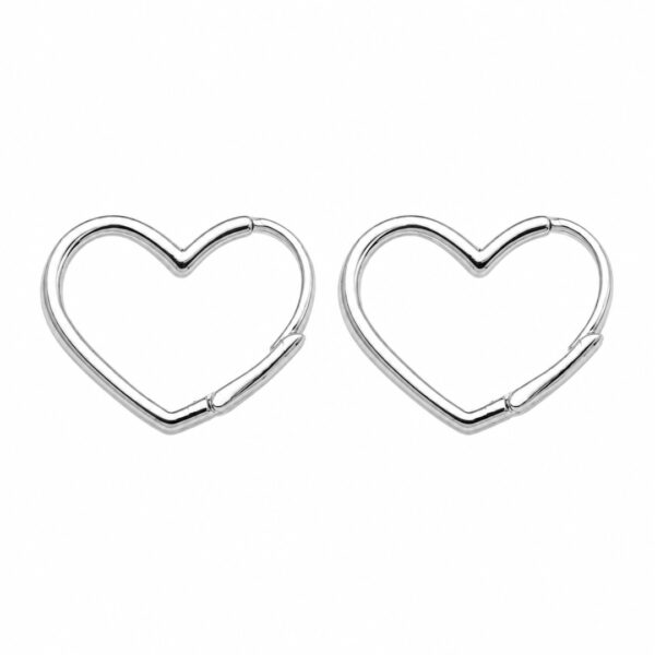 Argollas Corazones Lisos