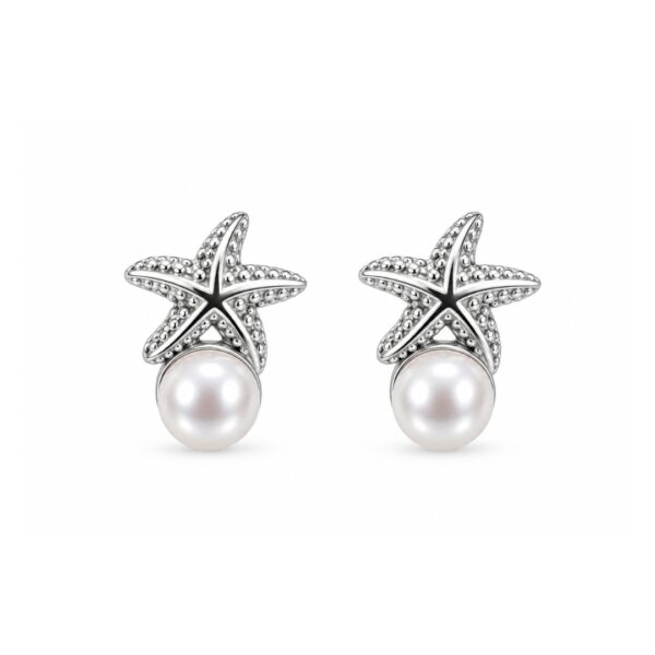 Aros Estrellitas de Mar Perla