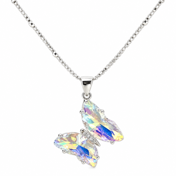 Collar Mariposa Cristal Swarosvki Tornasol